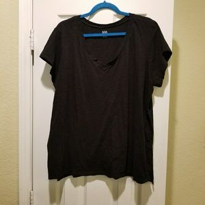 Cotton V-neck Tee